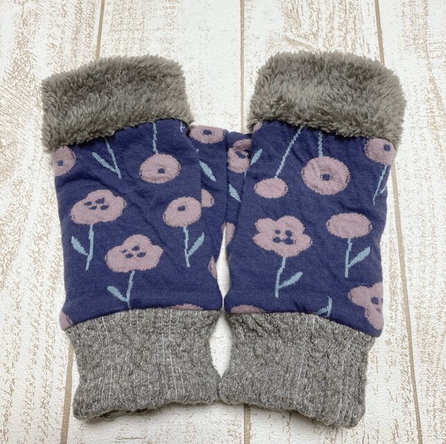 ＊タグなし＊ハンドウォーマー（花柄）