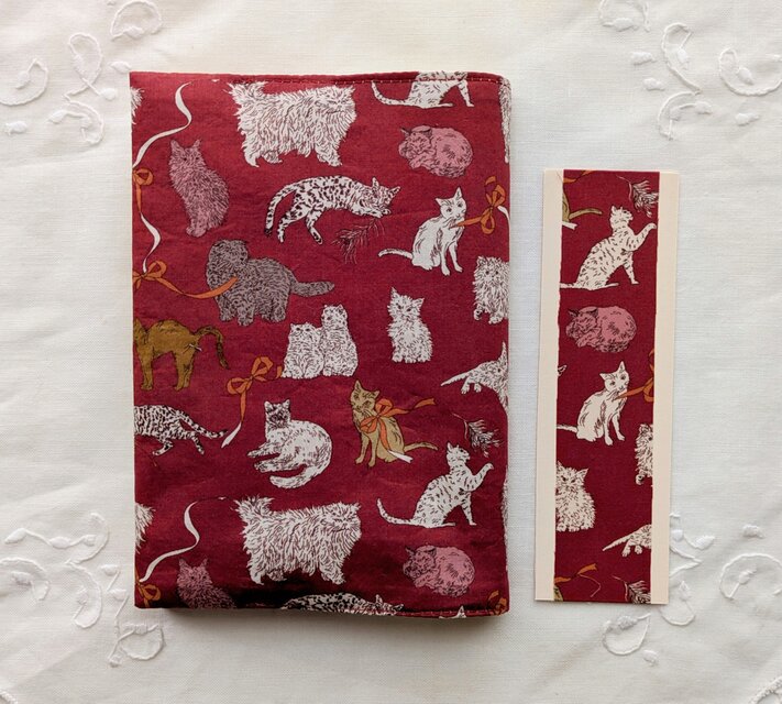 リバティプリント 文庫用(Kou & Eito A)