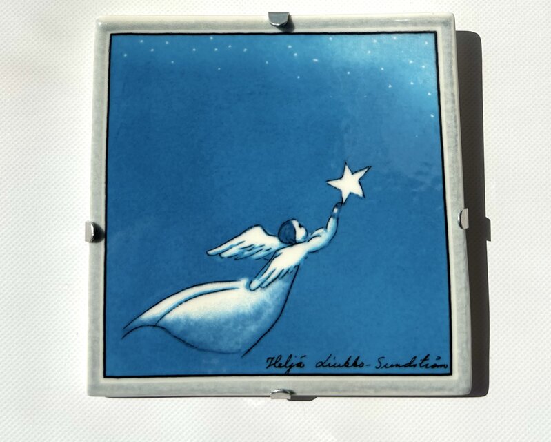 ARABIA Heljä Liukko-Sundström 空飛ぶ天使 陶板