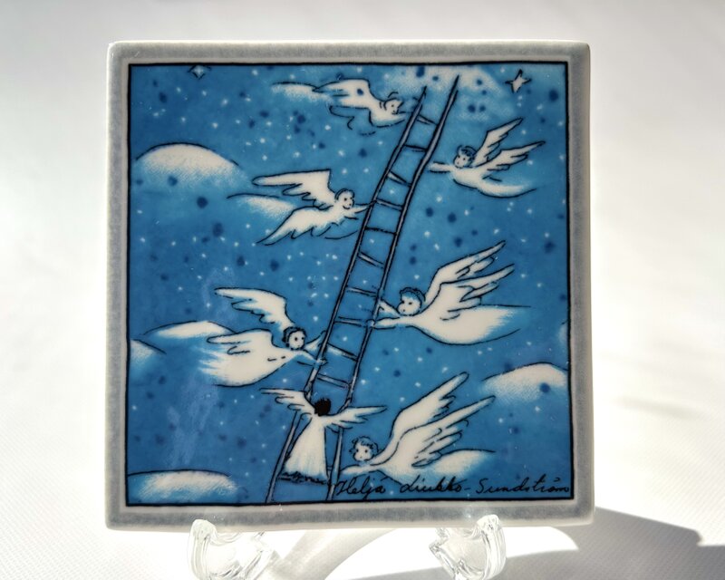 ARABIA Heljä Liukko-Sundström 天使の陶板 はしご | iichi 日々