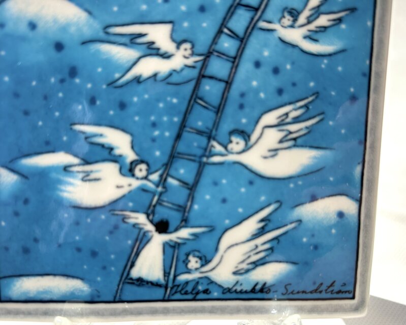 ARABIA Heljä Liukko-Sundström 天使の陶板 はしご | iichi 日々の