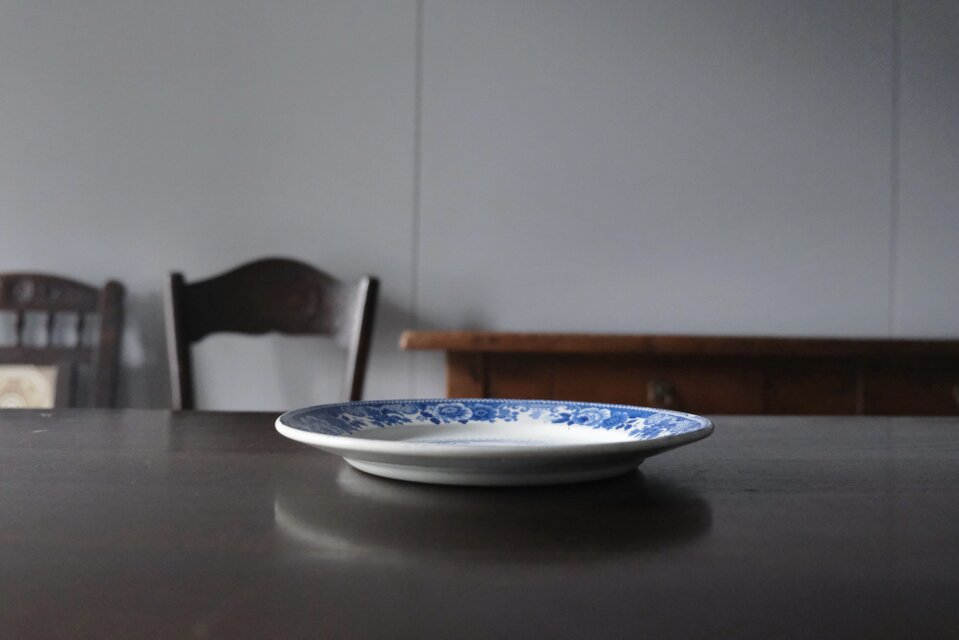 Choisy le Roi フランス アンティークプレート 皿 古道具グリザイユ Choisy le Roi フランス アンティークプレート 皿 古道具グリザイユ