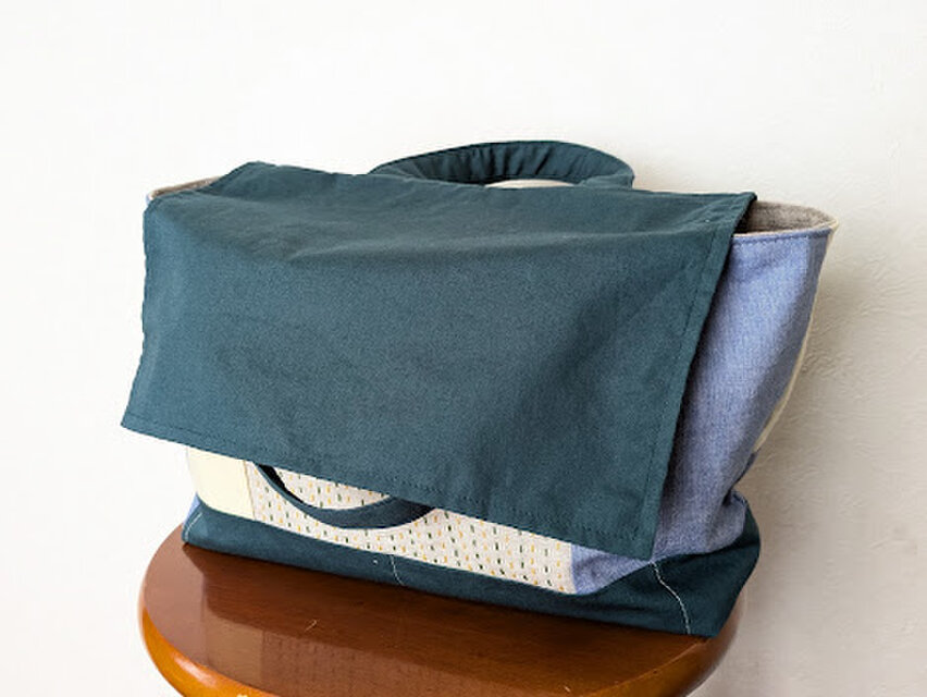 ちくちく刺しゅうとパッチワークのトートバッグ | iichi 日々の