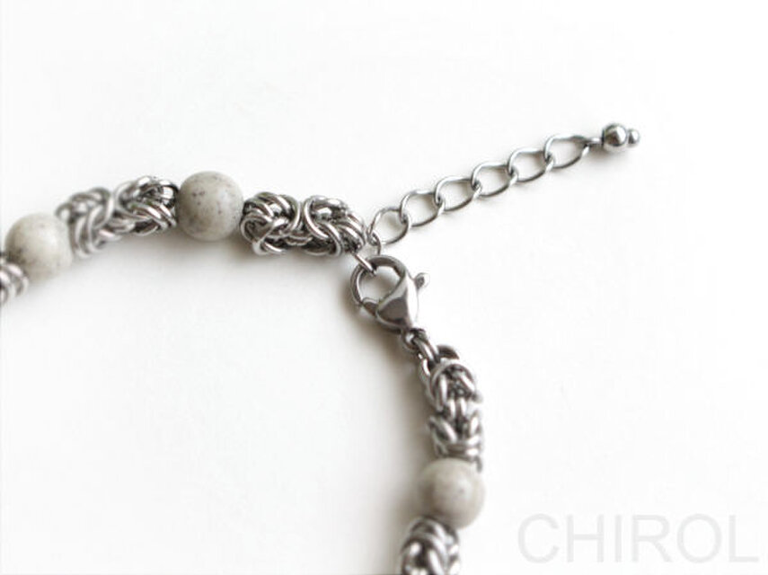 北投石 チェーン ブレスレット/ サージカルステンレス | iichi 日々の