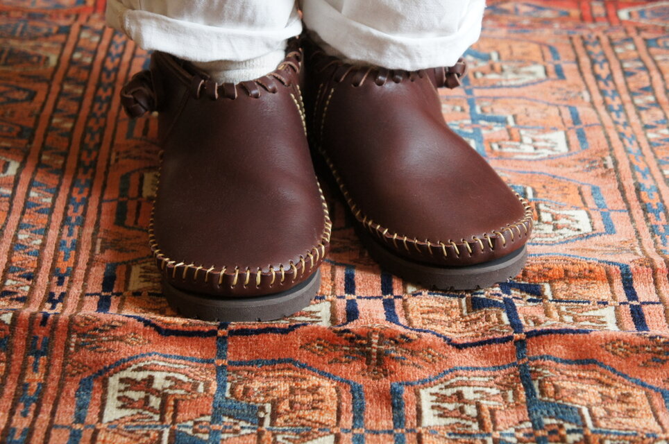 オイルレザーのモカシン | iichi 日々の暮らしを心地よくする