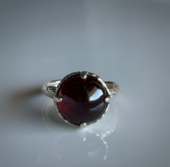 ガーネット　リング / sv925