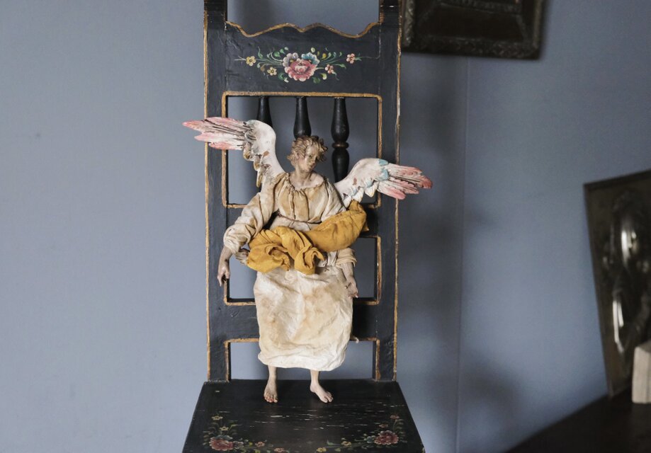 サントン人形　サントス　陶器　古道具　骨董 サントン人形 サントス 陶器 古道具 骨董 - メルカリ