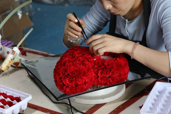 プリザーブドフラワー アレンジメント この瞬間 ドライフラワー 薔薇