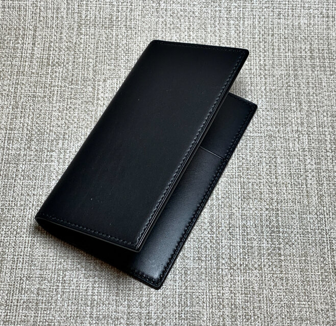 受注作成】ミニ6ナローシステム手帳(タンニン鞣し本革総手縫い仕上げ