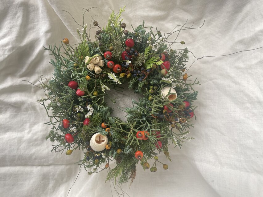 ◯受注製作◯fresh green wreath