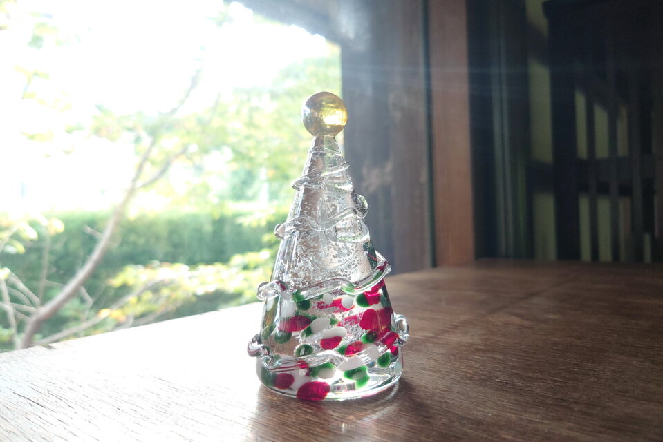 ガラスのクリスマスツリー　