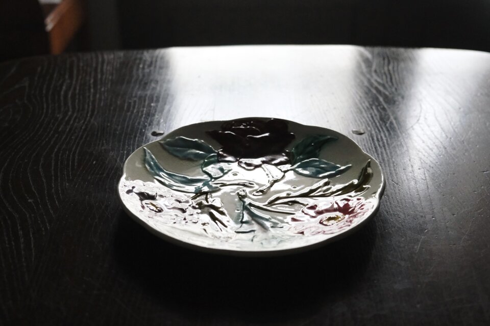 Orchies オルシ サンタマン バルボティーヌ 平皿 φ22cm フランス