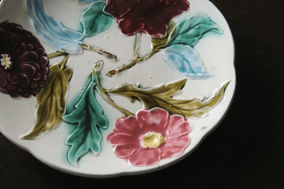 Orchies オルシ サンタマン バルボティーヌ 平皿 φ22cm フランス