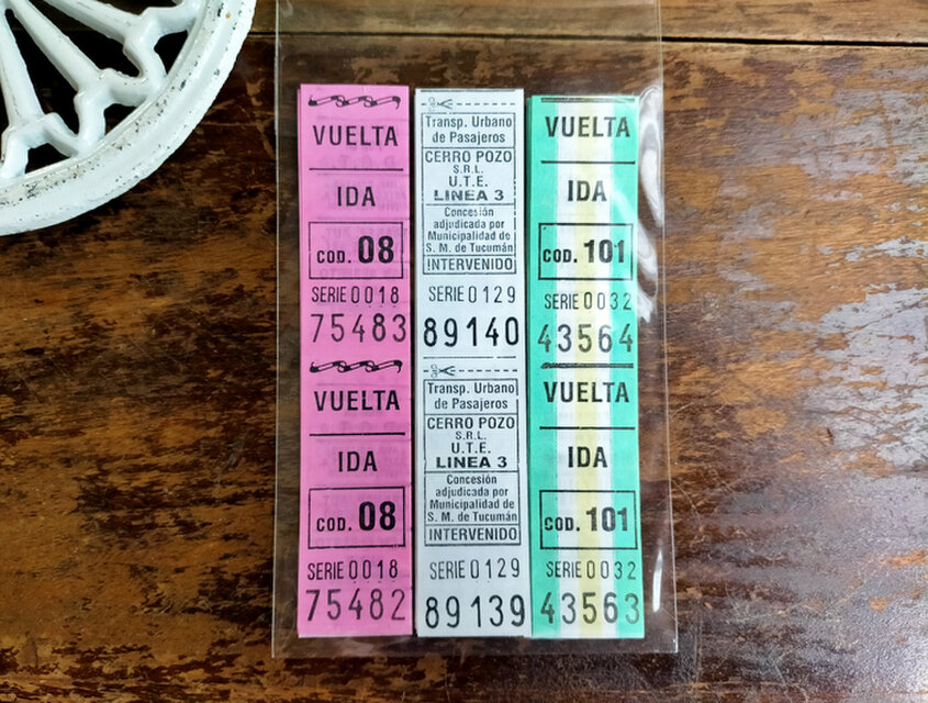 30枚【Z】アルゼンチンVintageバスチケット DA-BTA085 | iichi 日々の
