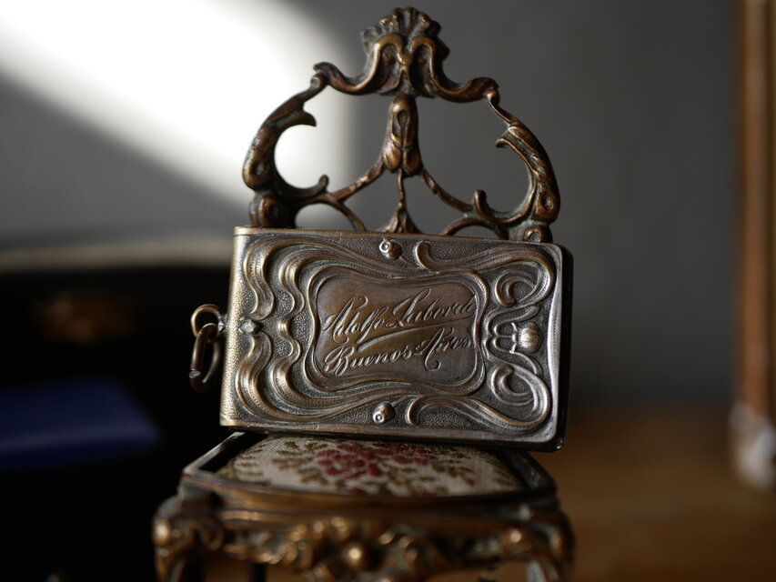 フランスアンティーク カルネドバル ヴィクトリアン シャトレーン