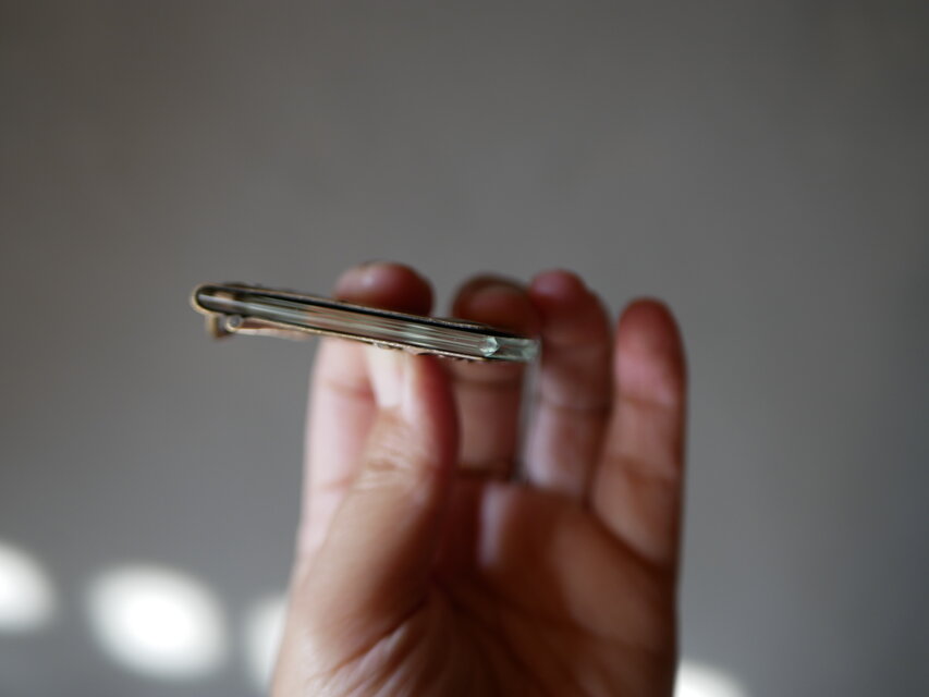 フランスアンティーク　カルネドバル　ヴィクトリアン　シャトレーン カルネドバルの形をしたコンパクトミラー ミラー シャトレーン