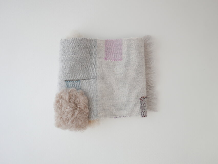 cashmere short scarf 「fromage」