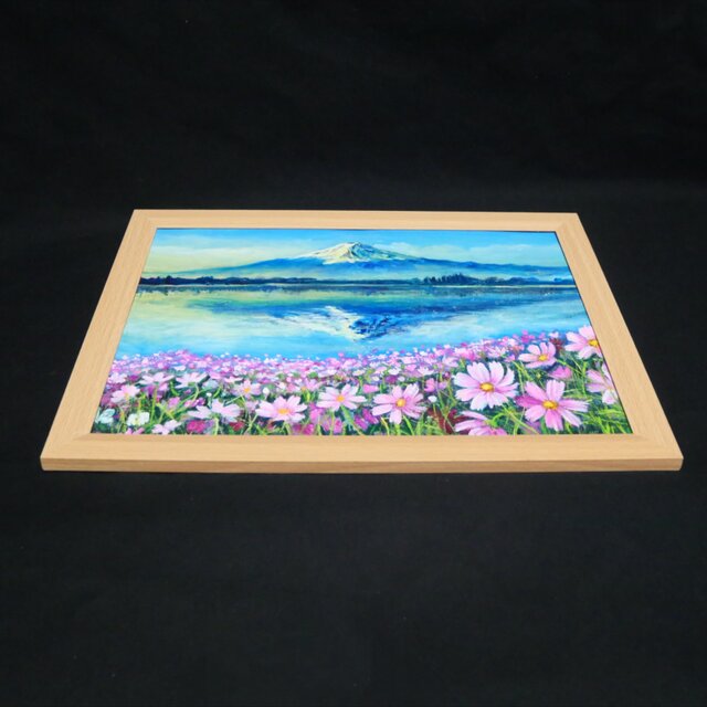 【湖畔の朝の詩】油絵 油彩 油彩画 絵 絵画 絵 油絵【湖畔の朝の詩】 | iichi 日々の暮らしを心地よくする