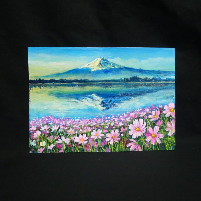【湖畔の朝の詩】油絵 油彩 油彩画 絵 絵画 絵 油絵【湖畔の朝の詩】 | iichi 日々の暮らしを心地よくする