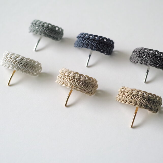 水引ポニーフック/レース（淡色） | iichi 日々の暮らしを心地よくする