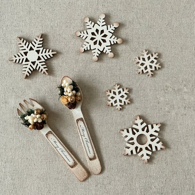 クリスマスのミニディスプレイセット White ver. | iichi 日々の暮らし