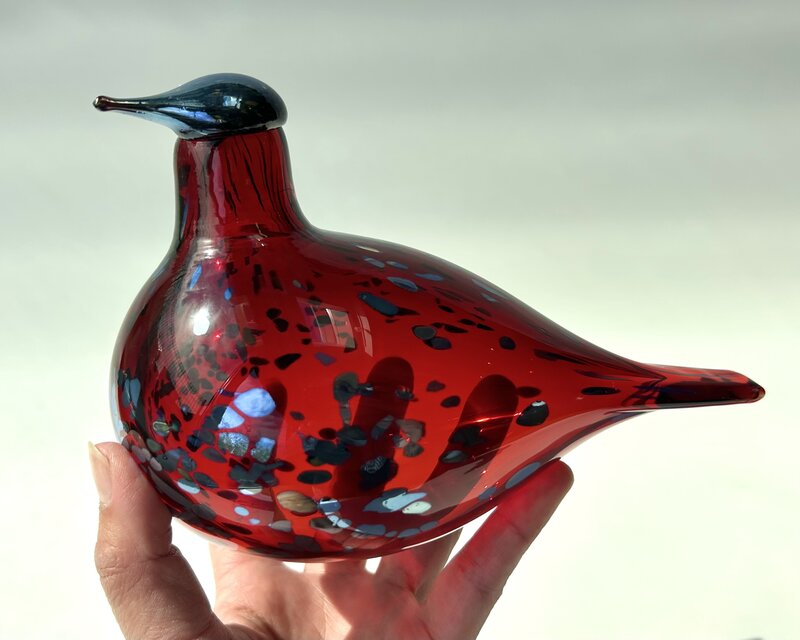 iittala Oiva Toikka Ruby bird オイバトイッカ | iichi 日々の暮らし