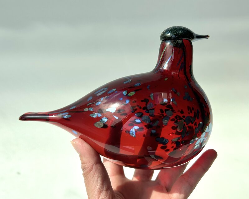 iittala Oiva Toikka Ruby bird オイバトイッカ | iichi 日々の暮らし