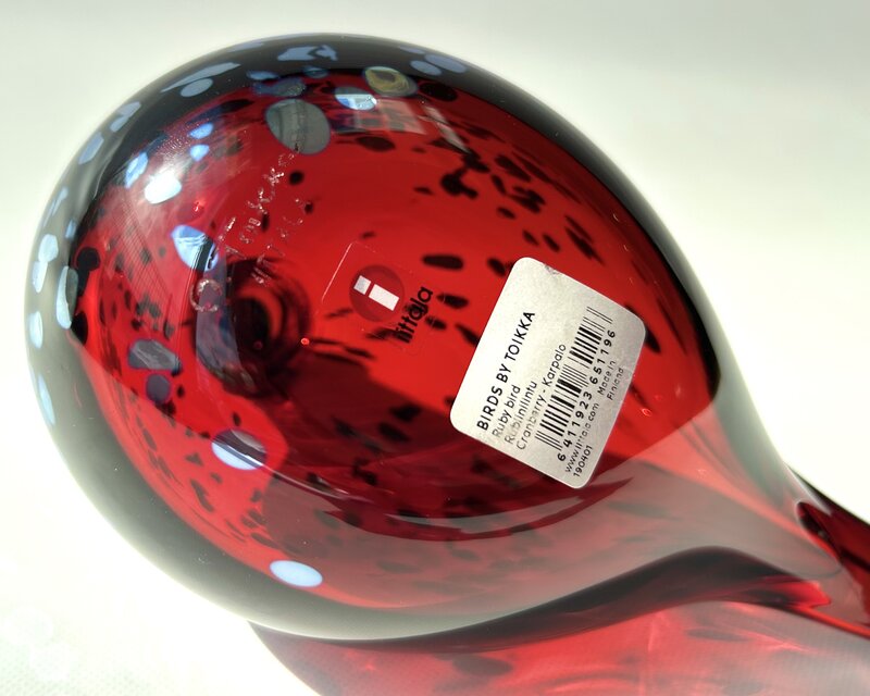 iittala Oiva Toikka Ruby bird オイバトイッカ | iichi 日々の暮らし