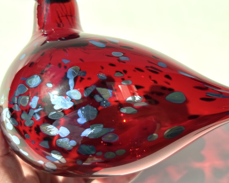iittala Oiva Toikka Ruby bird オイバトイッカ | iichi 日々の暮らし