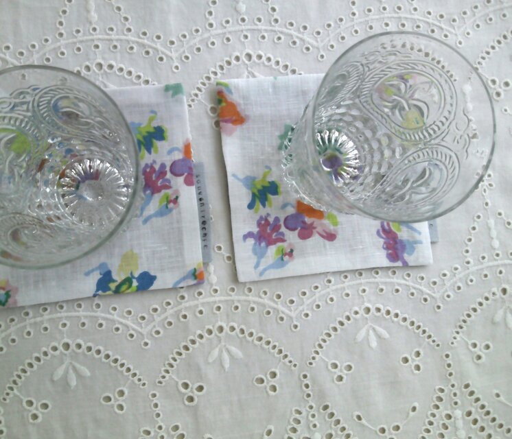 花linen×綿麻 DoilySet