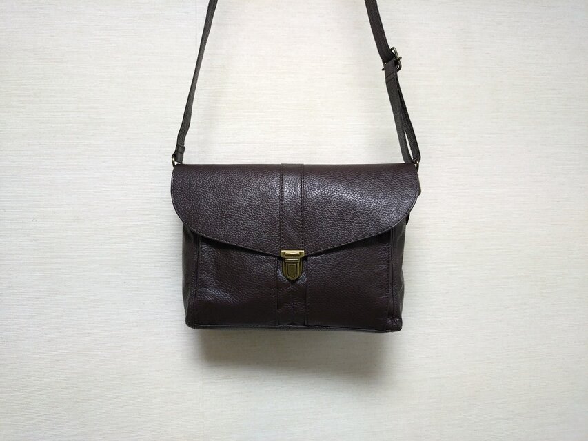 差込蓋ショルダー (牛革・シュリンク・TDM)