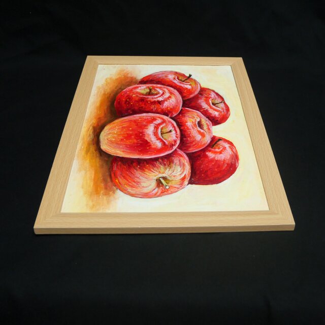 油絵【七つの林檎】 | iichi 日々の暮らしを心地よくするハンドメイド