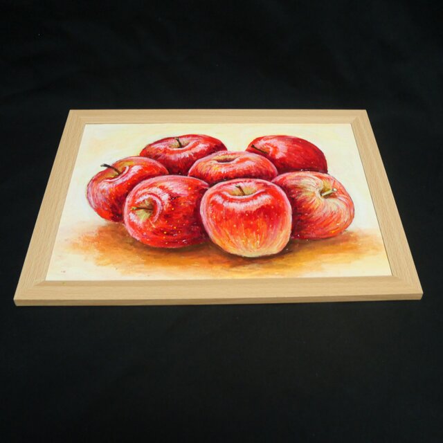 油絵【七つの林檎】 | iichi 日々の暮らしを心地よくするハンドメイド