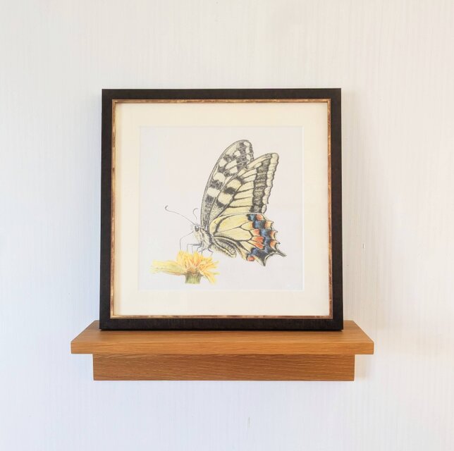 キアゲハ 原画(額付き) | iichi 日々の暮らしを心地よくする