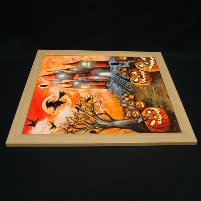 油絵【ハロウィン】 | iichi 日々の暮らしを心地よくする