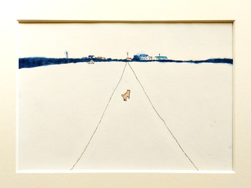 一点物｜風景画｜原画「家に帰る」※額縁入り（太子サイズ） | iichi