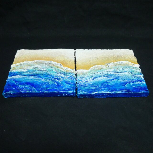 油絵 油彩 油彩画 絵 絵画 【海と波】 油絵 油彩 油彩画 絵 絵画 【海と波】 | iichi 日々の暮らしを心地よく