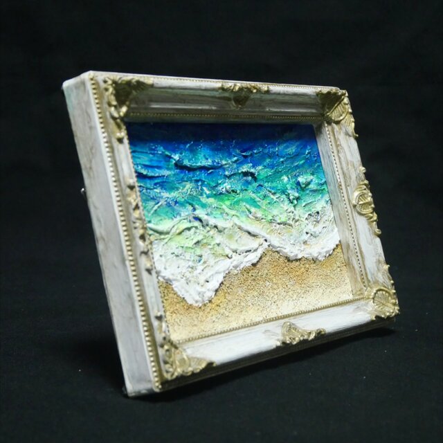 油絵 油彩 油彩画 絵 絵画 【海の砂浜】ミニ絵画 油絵 油彩 油彩画 絵 絵画 【海の砂浜】ミニ絵画 絵画 HR 通販