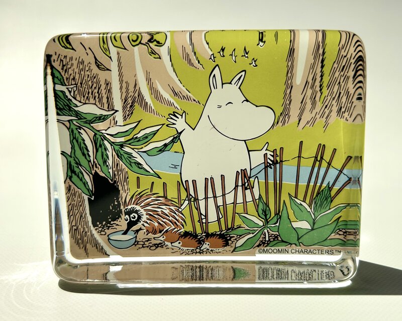 Iittala イッタラ ムーミン ガラスカード Moomintroll