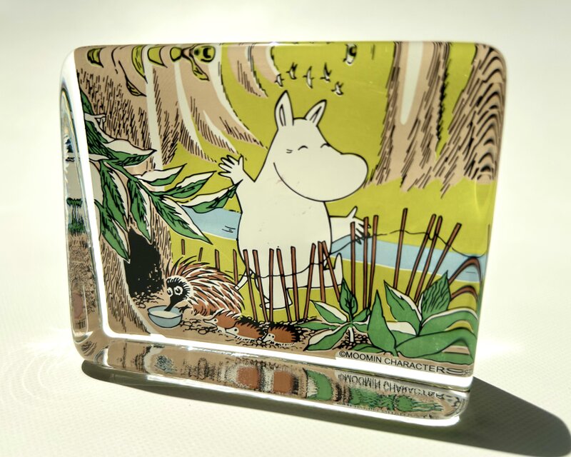 Iittala イッタラ ムーミン ガラスカード Moomintroll | iichi 日々の