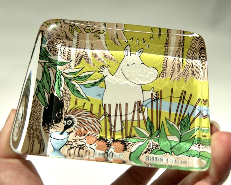 Iittala イッタラ ムーミン ガラスカード Moomintroll | iichi 日々の