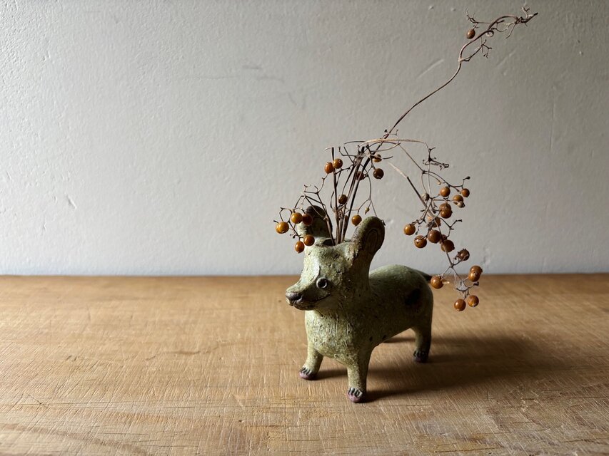 アニマルのオブジェ 一輪挿し | iichi 日々の暮らしを心地よくする