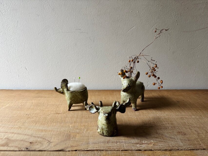 アニマルのオブジェ 一輪挿し | iichi 日々の暮らしを心地よくする