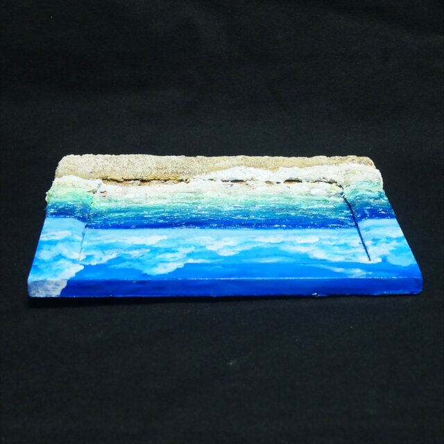 油絵 【夏の海】ミニ絵画 | iichi 日々の暮らしを心地よくする