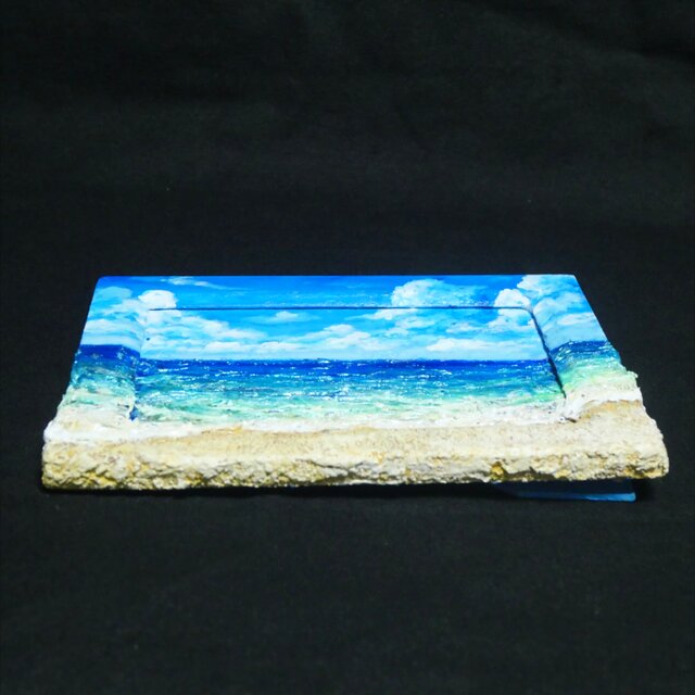 油絵 【夏の海】ミニ絵画 | iichi 日々の暮らしを心地よくする