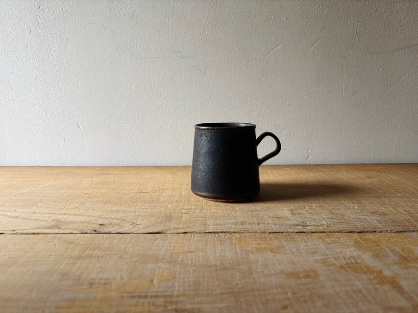 台形マグロング　持ち手太　黒錆