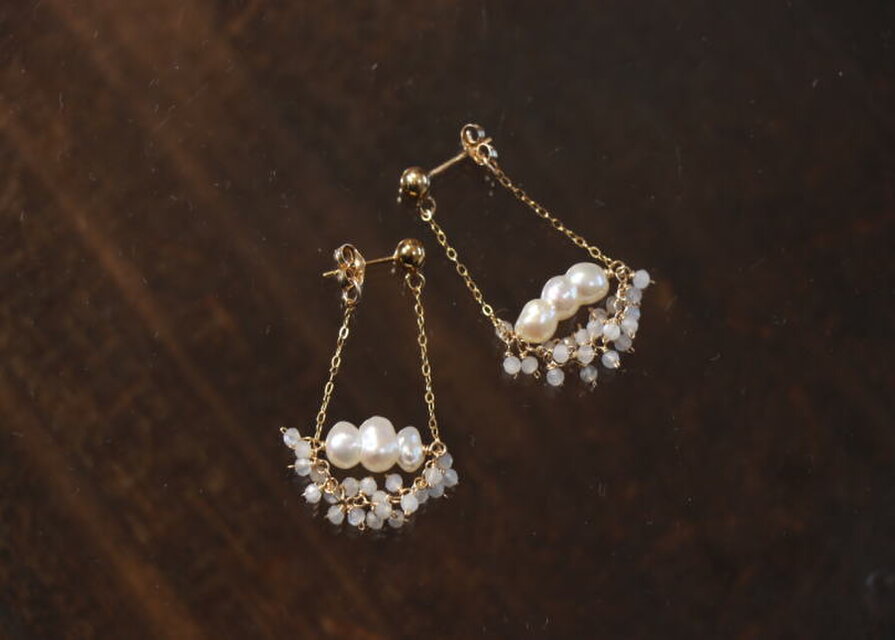 はじまりの雪---ピアス（K14gf）