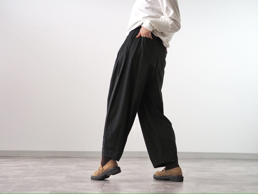 新色/オールシーズン◎/サーカスパンツ《カーキ》 | iichi 日々の