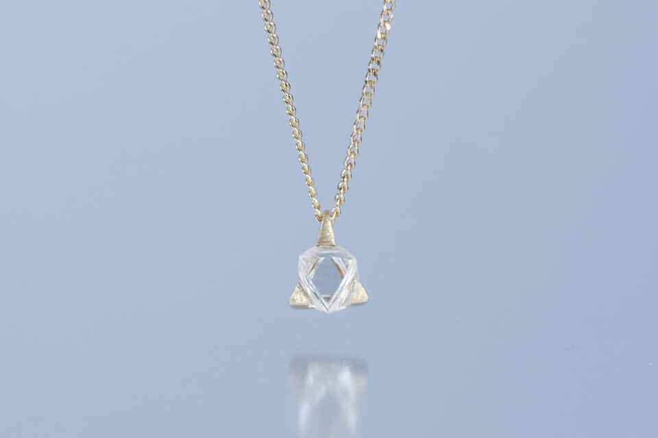 ソーヤブル ダイヤモンド原石ネックレス JE01270-2