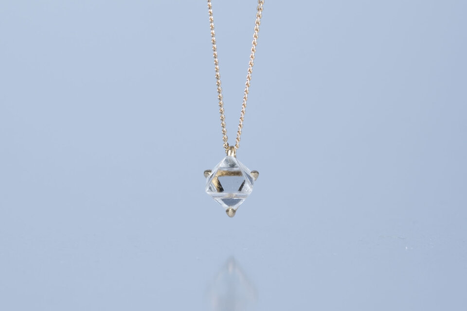 ダイヤモンド原石ネックレス JE01699